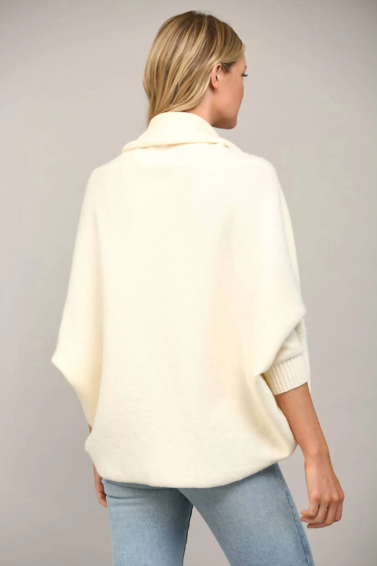 Shawl Cardigan In Cream