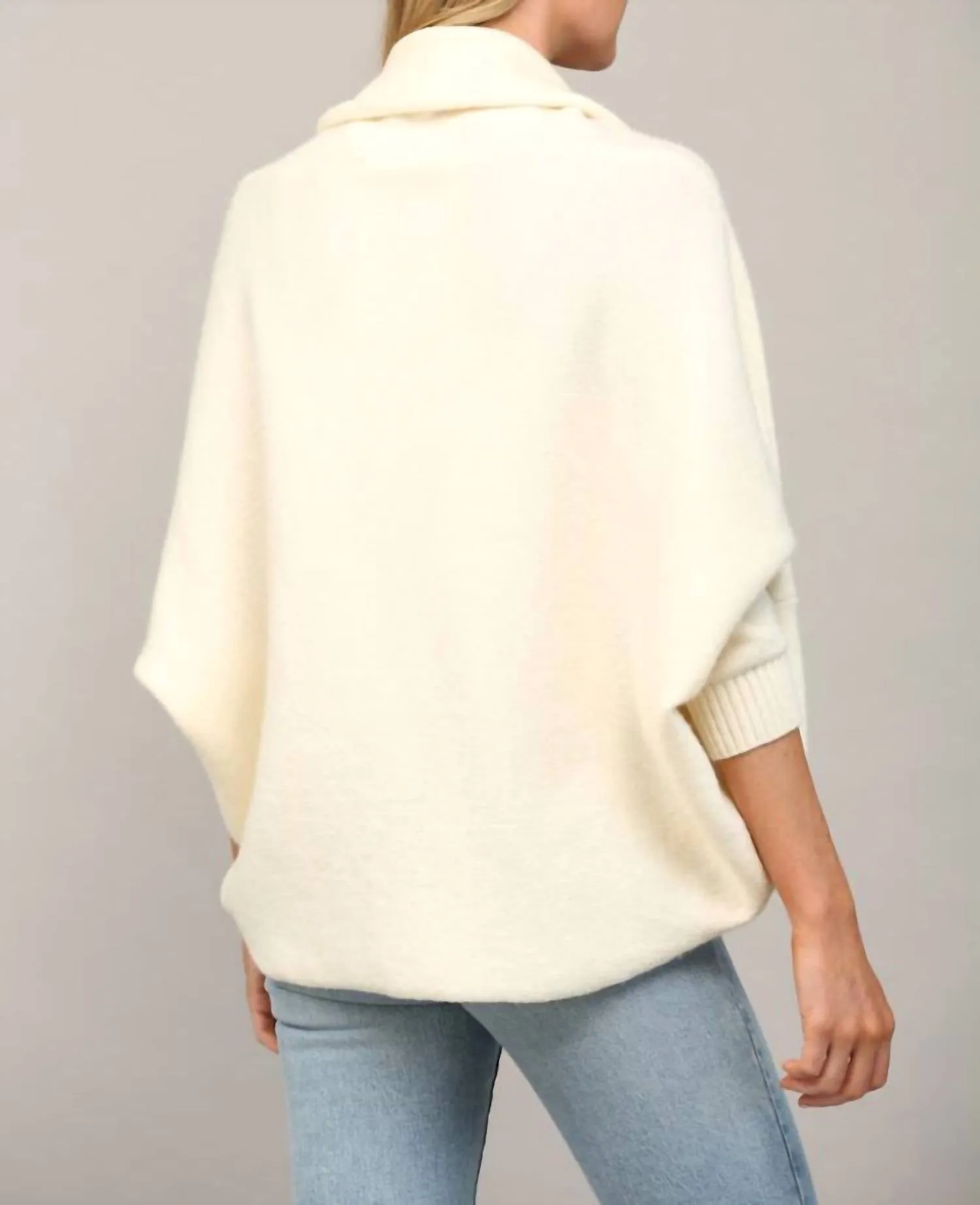 Shawl Cardigan In Cream