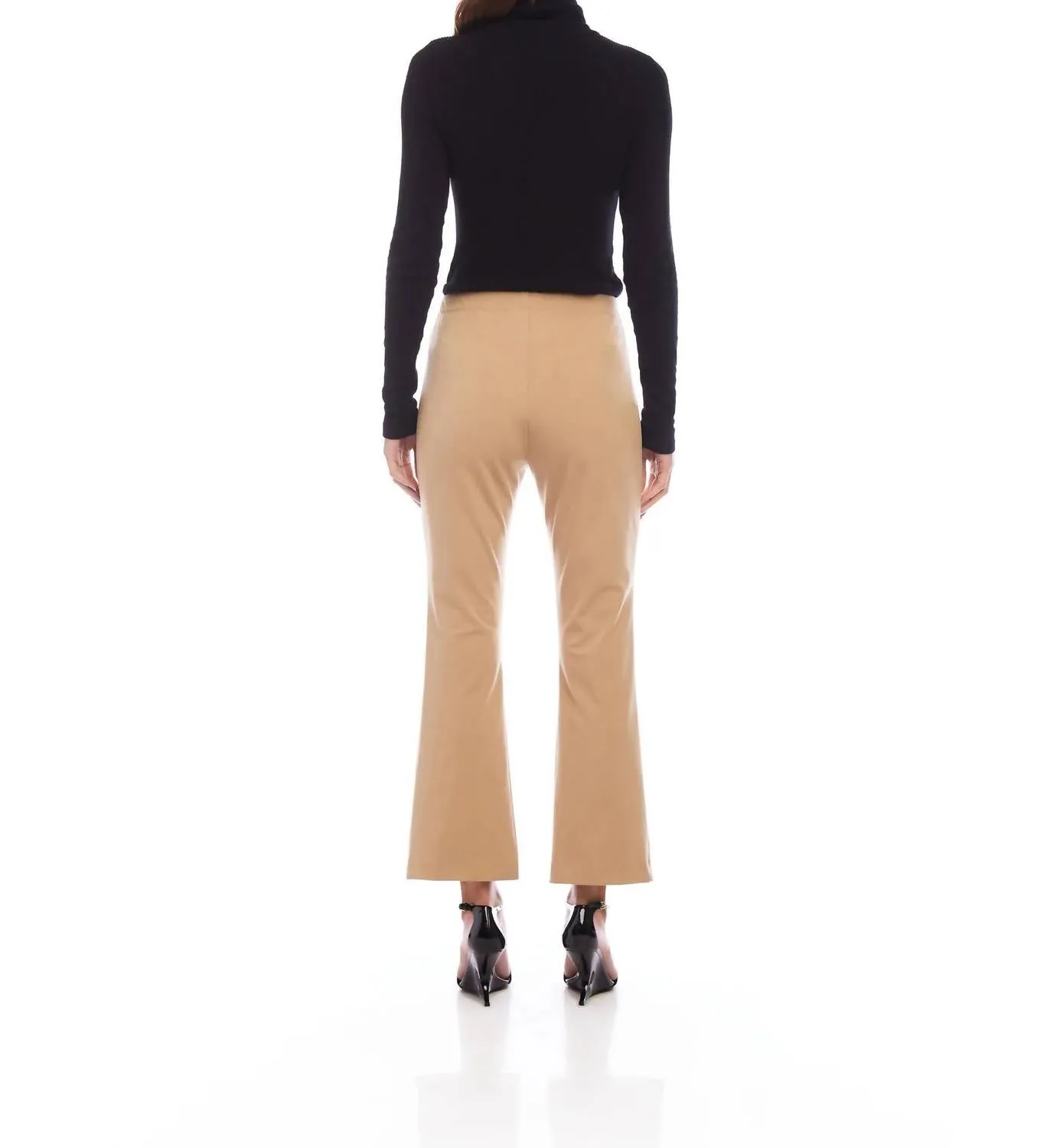 Sigourney Saddle Stitch Pants In Camel