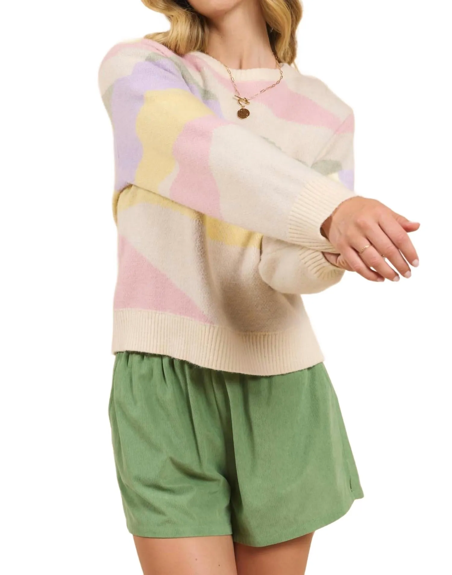 Skyfall Sweater In Multi Color