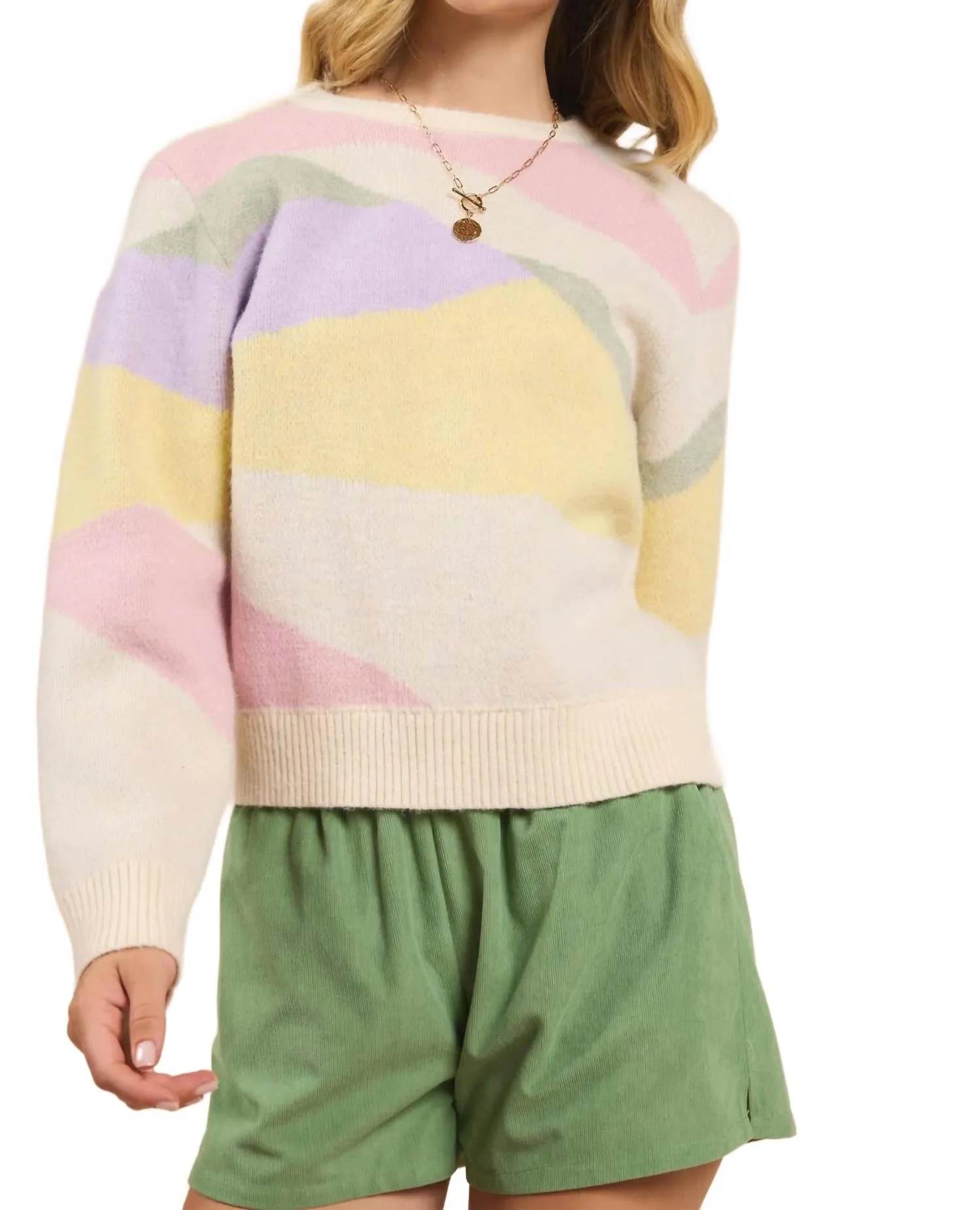 Skyfall Sweater In Multi Color