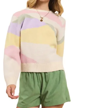 Skyfall Sweater In Multi Color