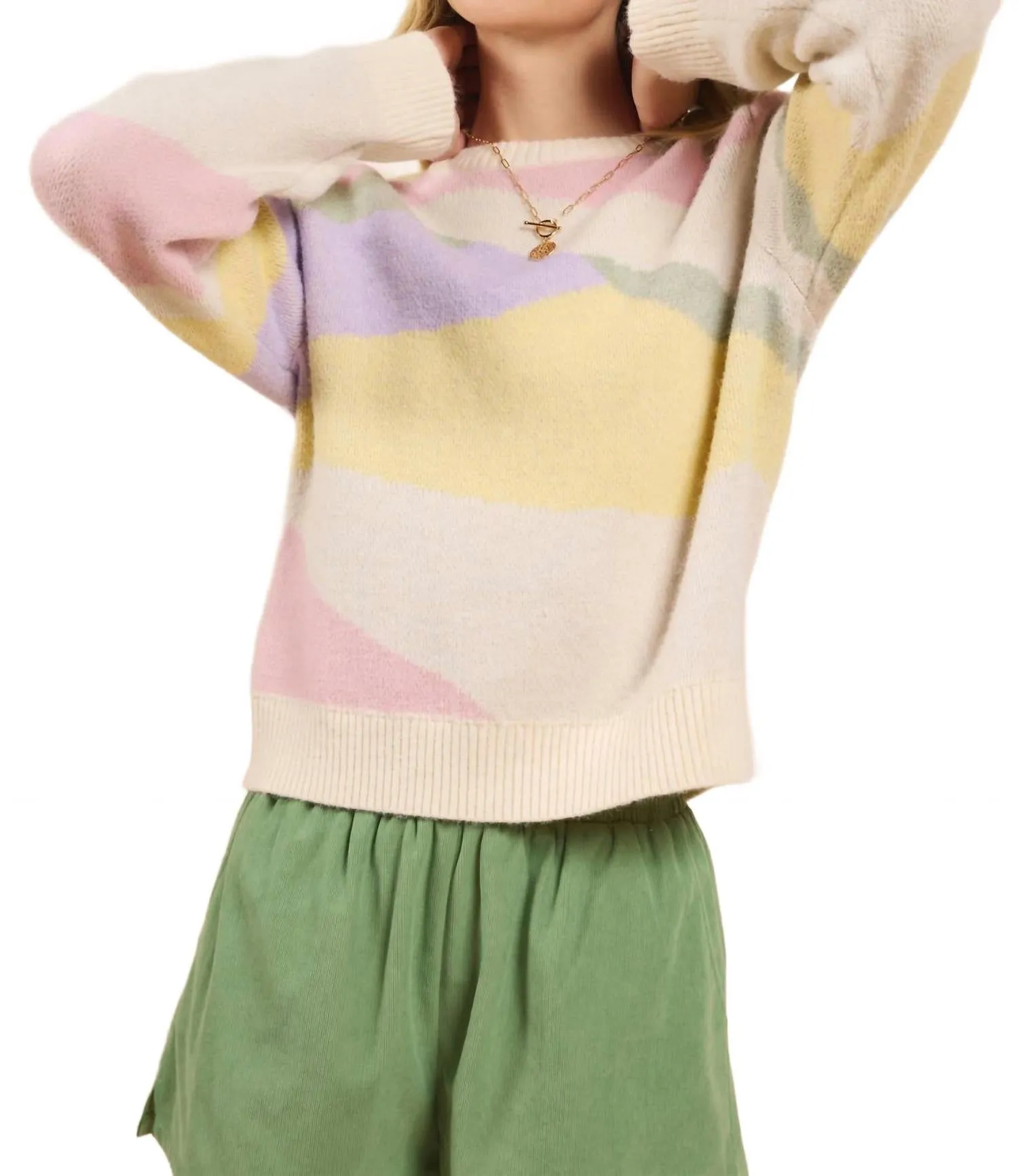 Skyfall Sweater In Multi Color