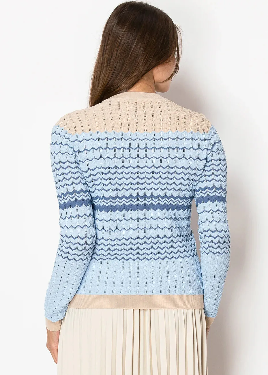 Skyline Chevron Knit Cardigan