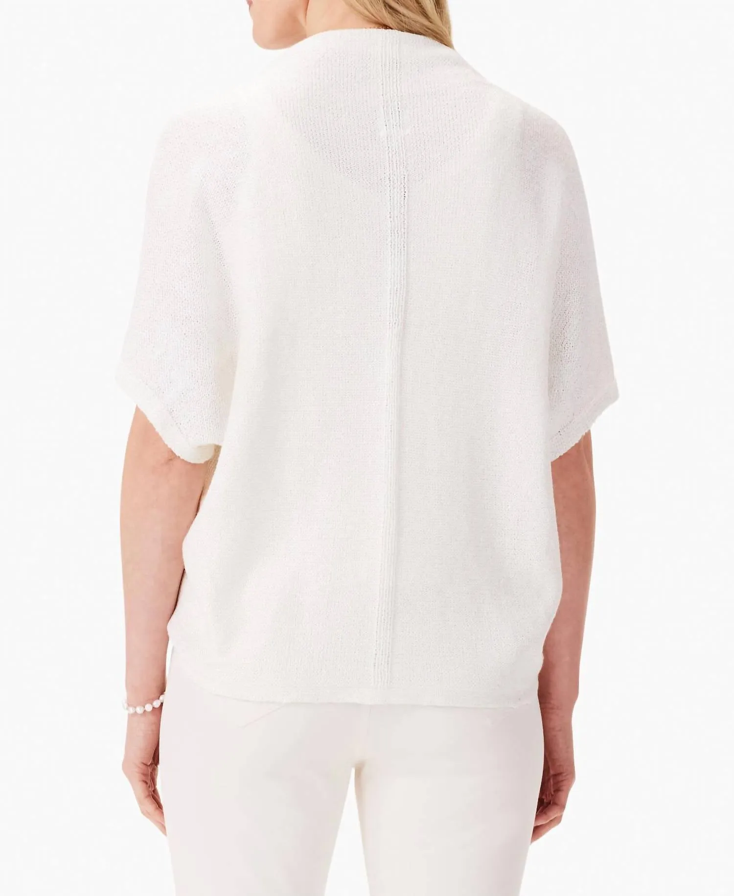 Sleek Cocoon Cardigan In Classic Cream
