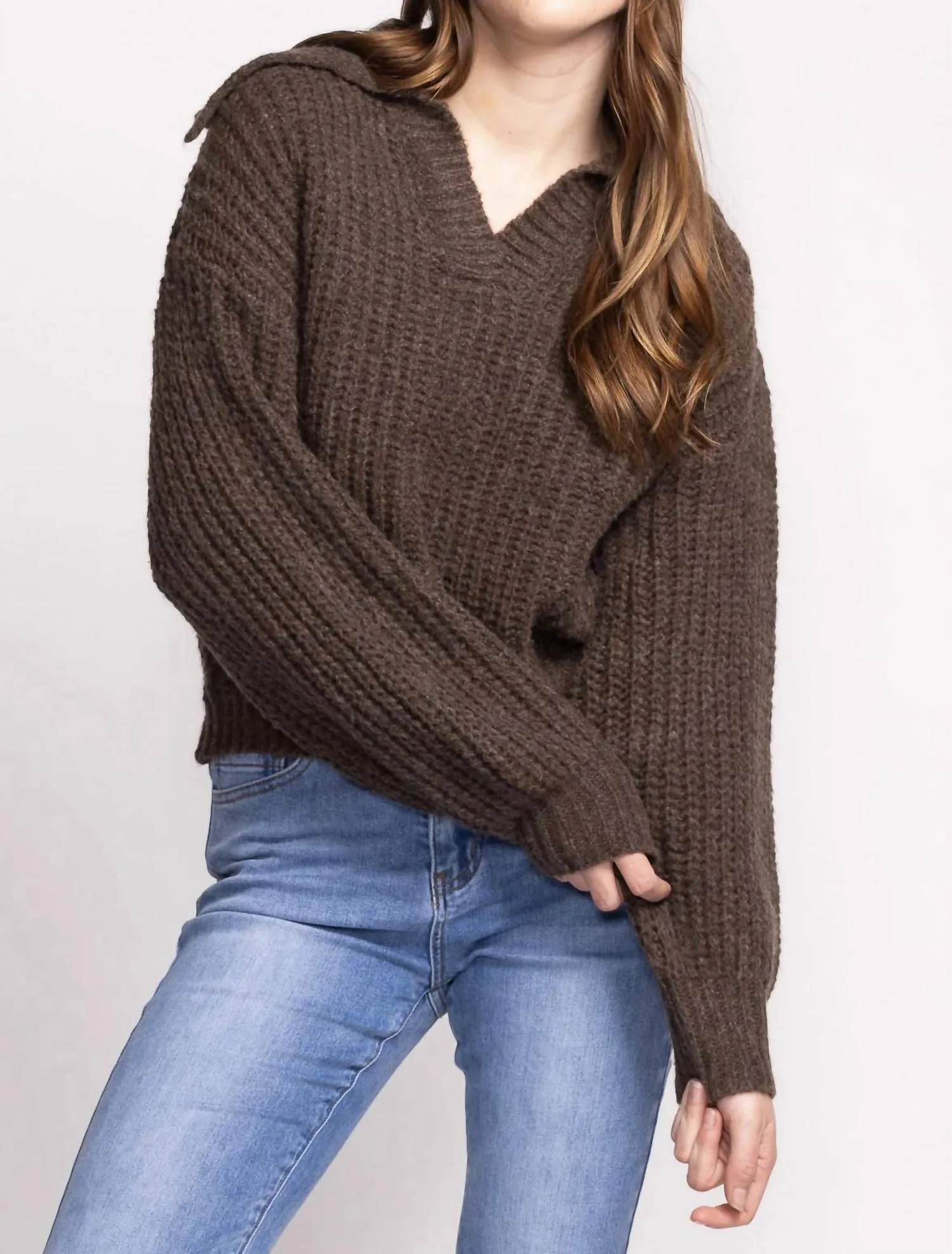 Sloane Sweater In Brown