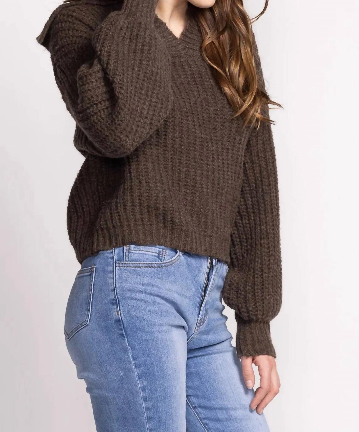 Sloane Sweater In Brown