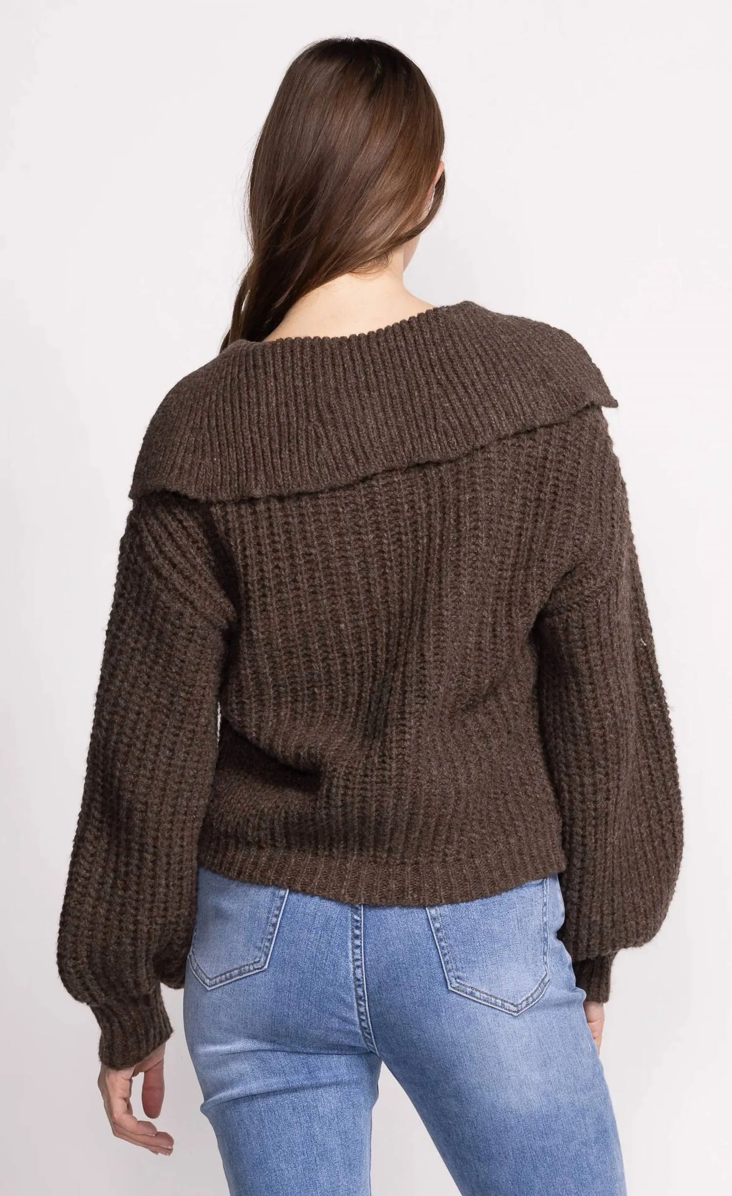 Sloane Sweater In Brown