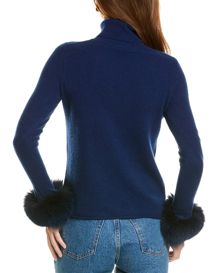 sofiacashmere Turtleneck Cashmere Sweater
