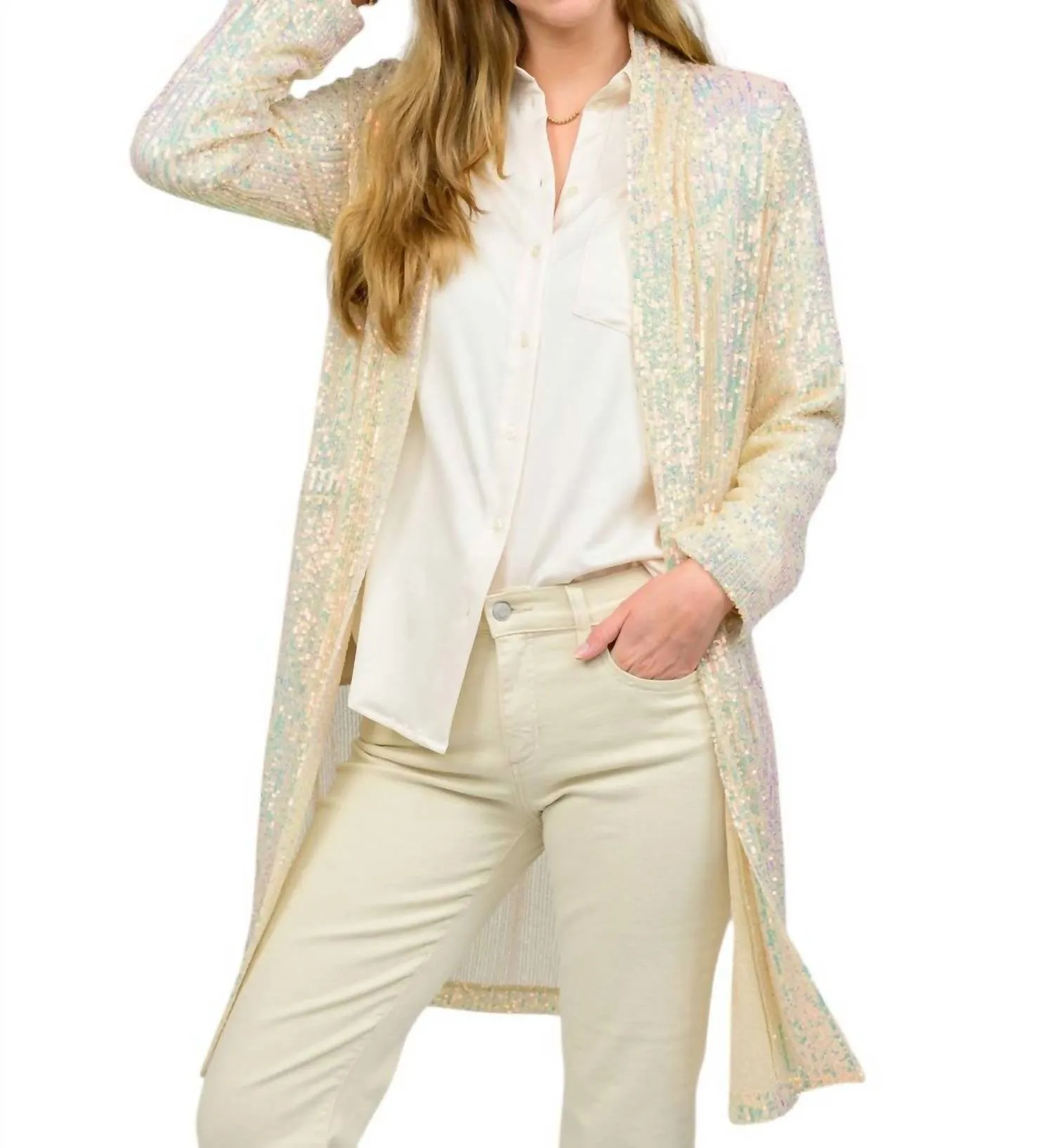 Sparkle Duster In Champagne