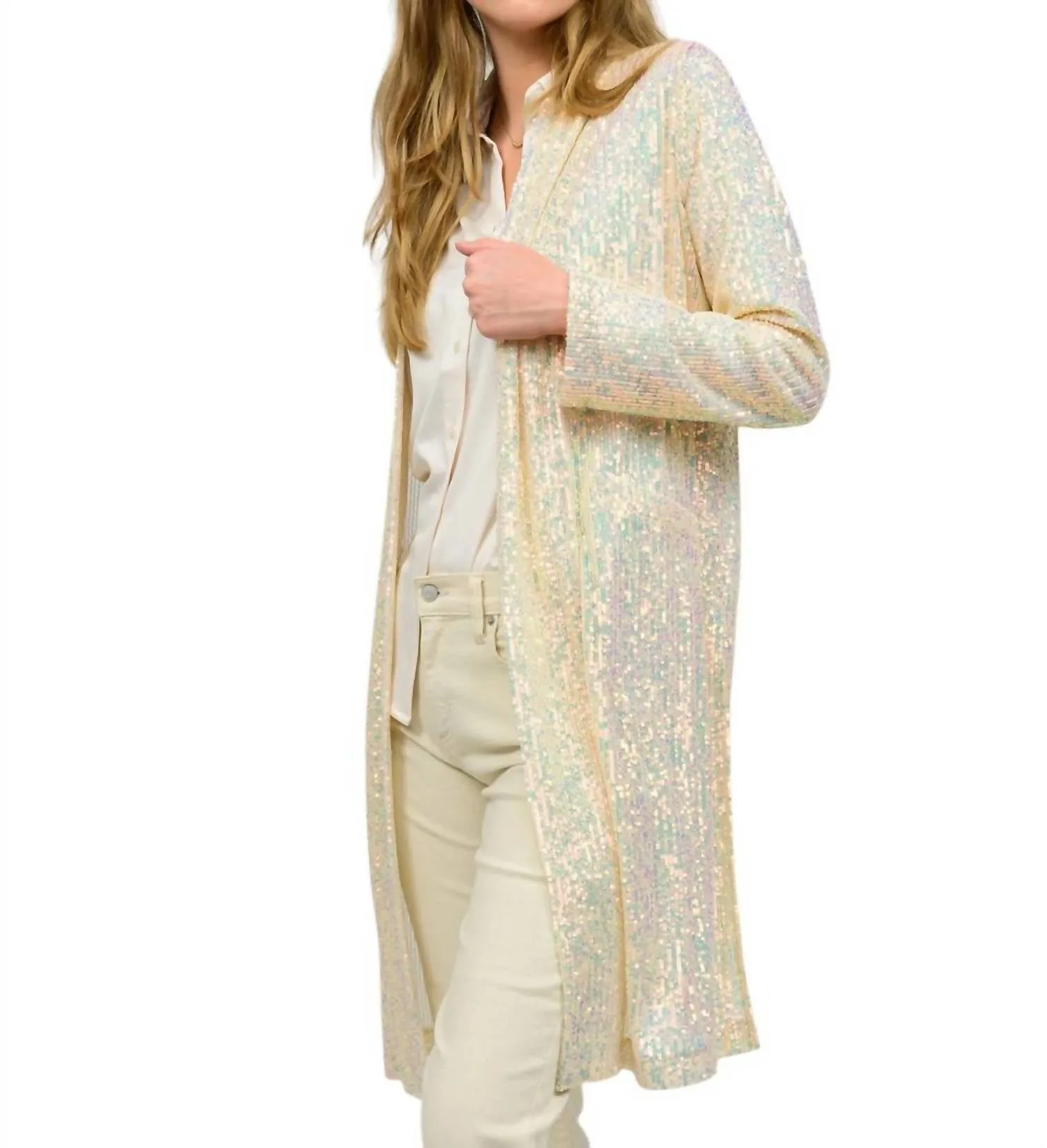 Sparkle Duster In Champagne