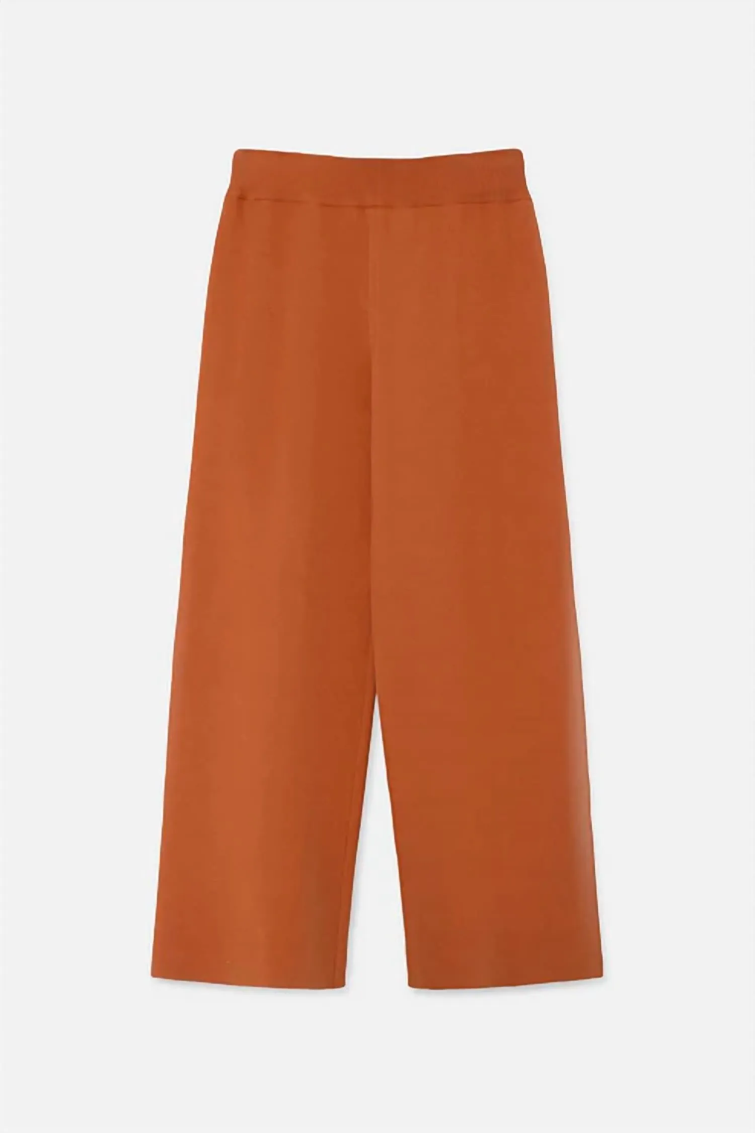 Straight Leg Pants In Orange
