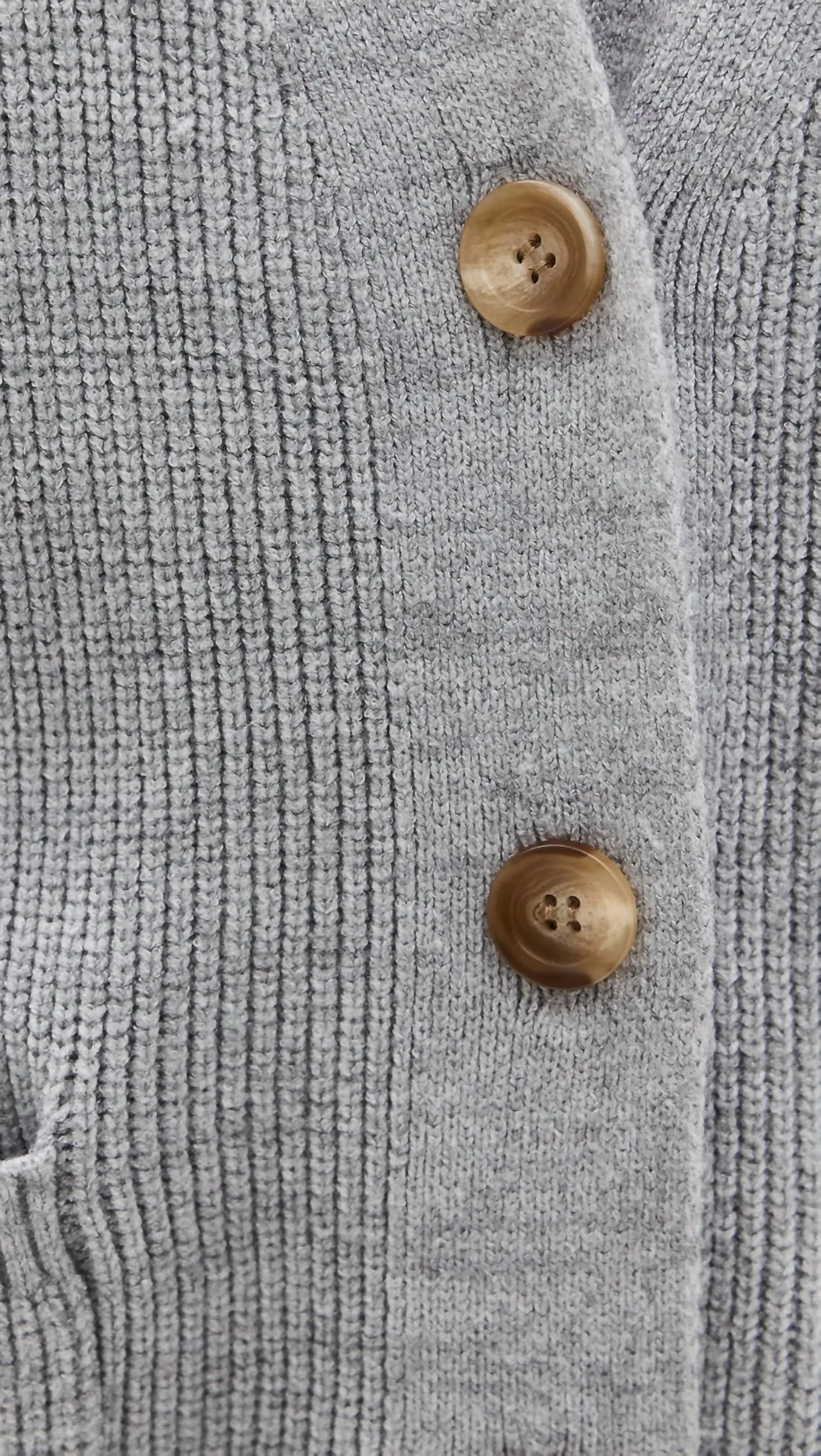 Sweater Weather Cardigan In Heather Grey