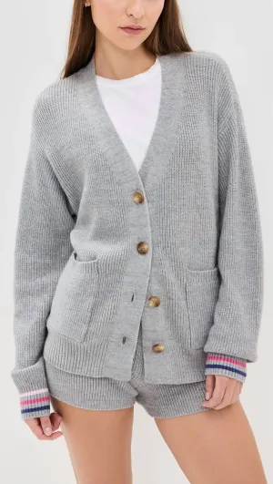 Sweater Weather Cardigan In Heather Grey
