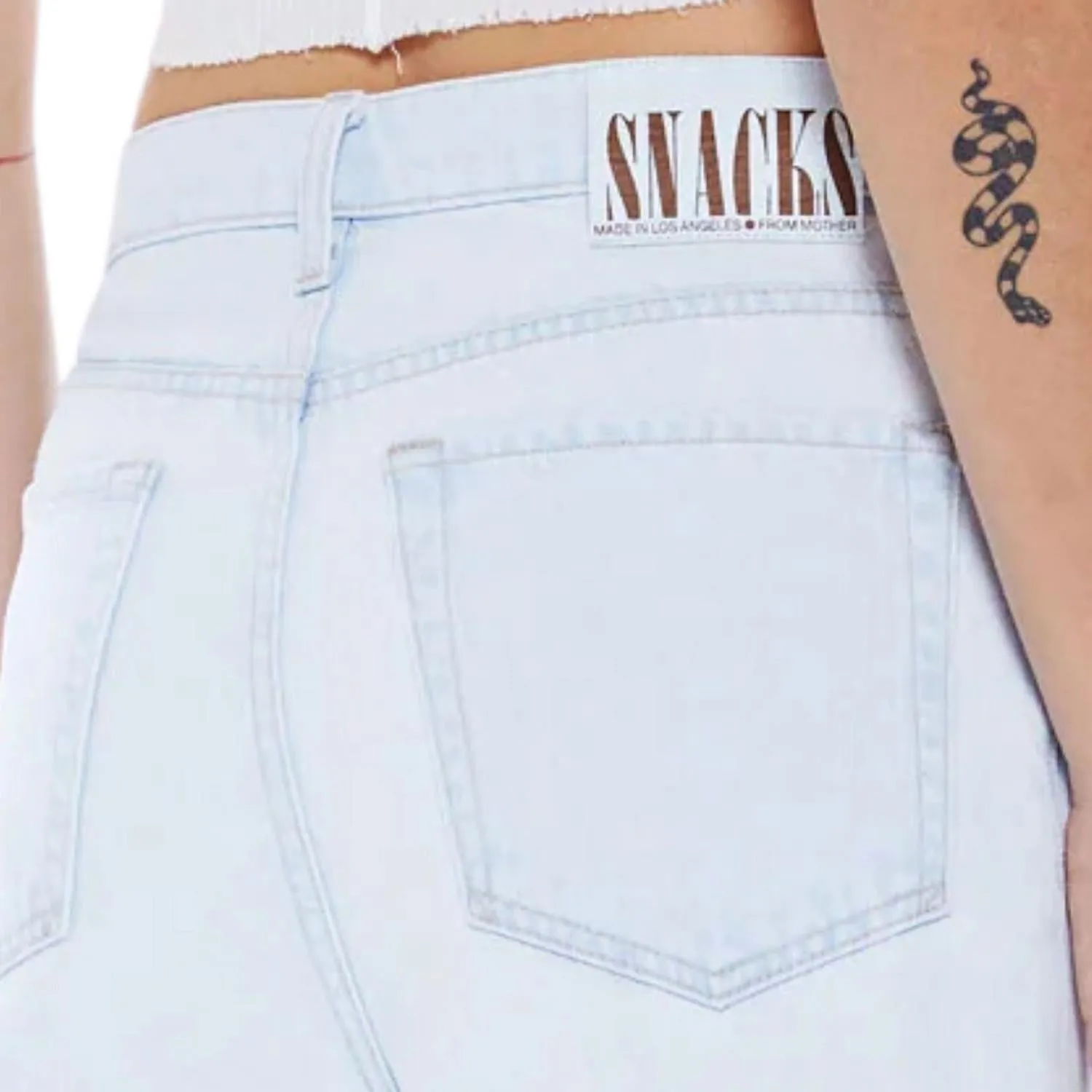 The Pleated Double Dip Puddle Jeans In Blue Slushie