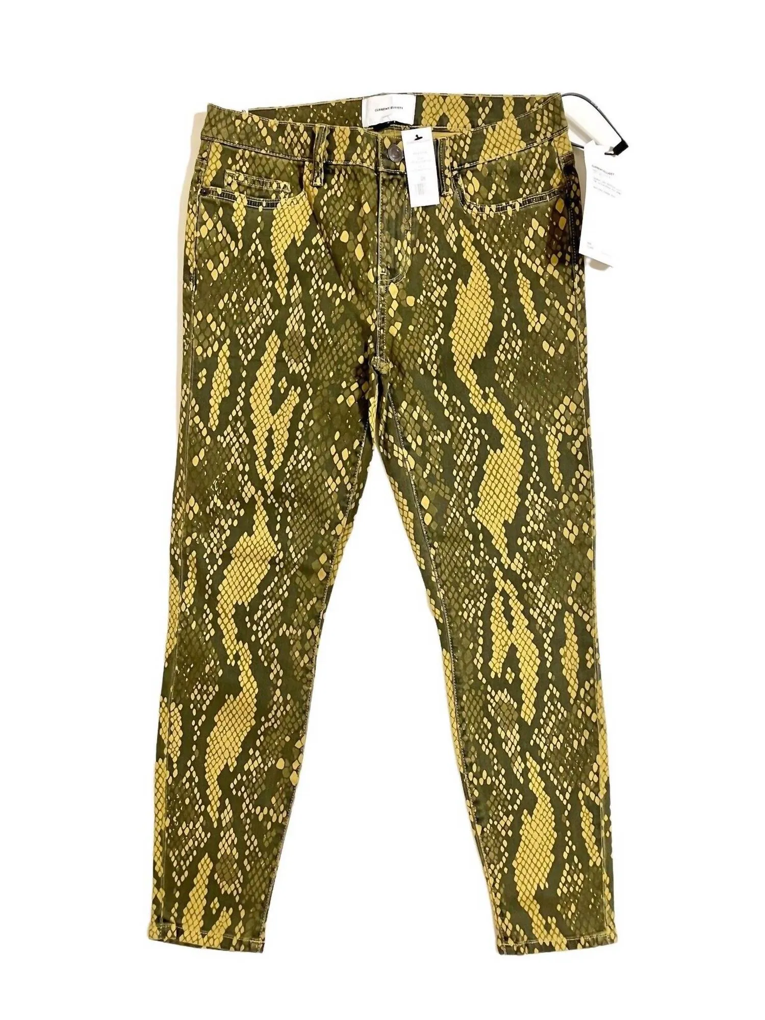The Stiletto Snake Print Jeans In Burmese Python