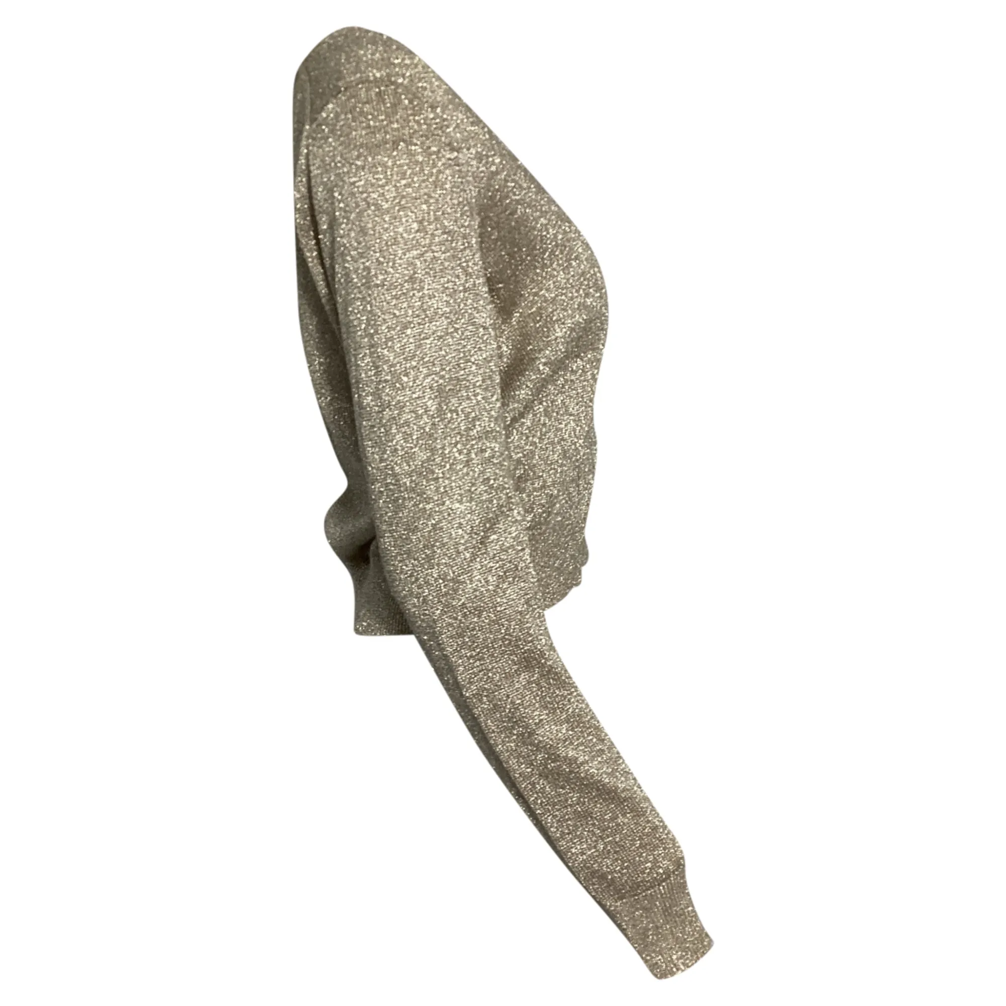 Theory Classic Cardigan in Light Gold Cupro