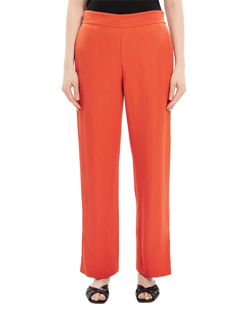 Theory Jolinta Summer Linen-Blend Pant