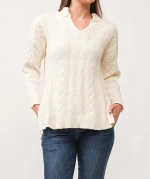 Thora Sweater In Antique White