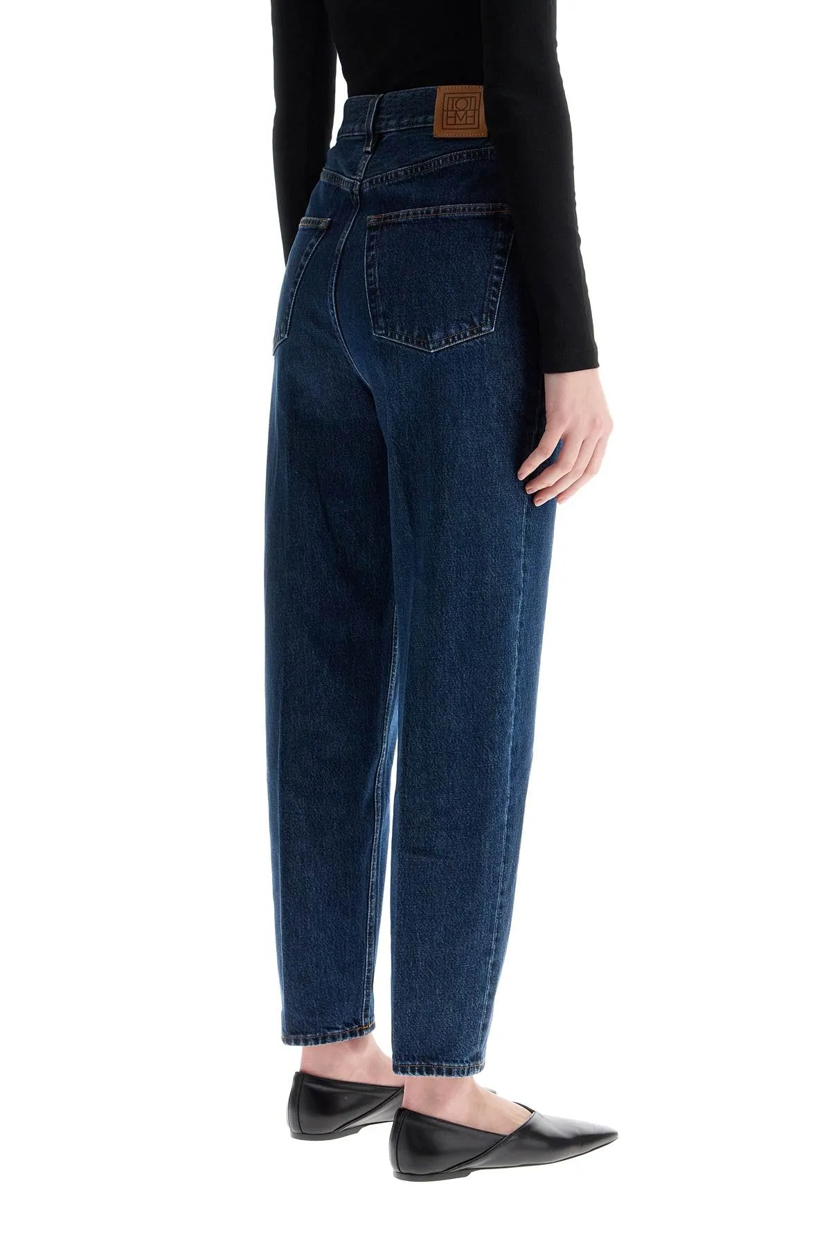 Toteme Women's  blue Organic Cotton Tape Jeans