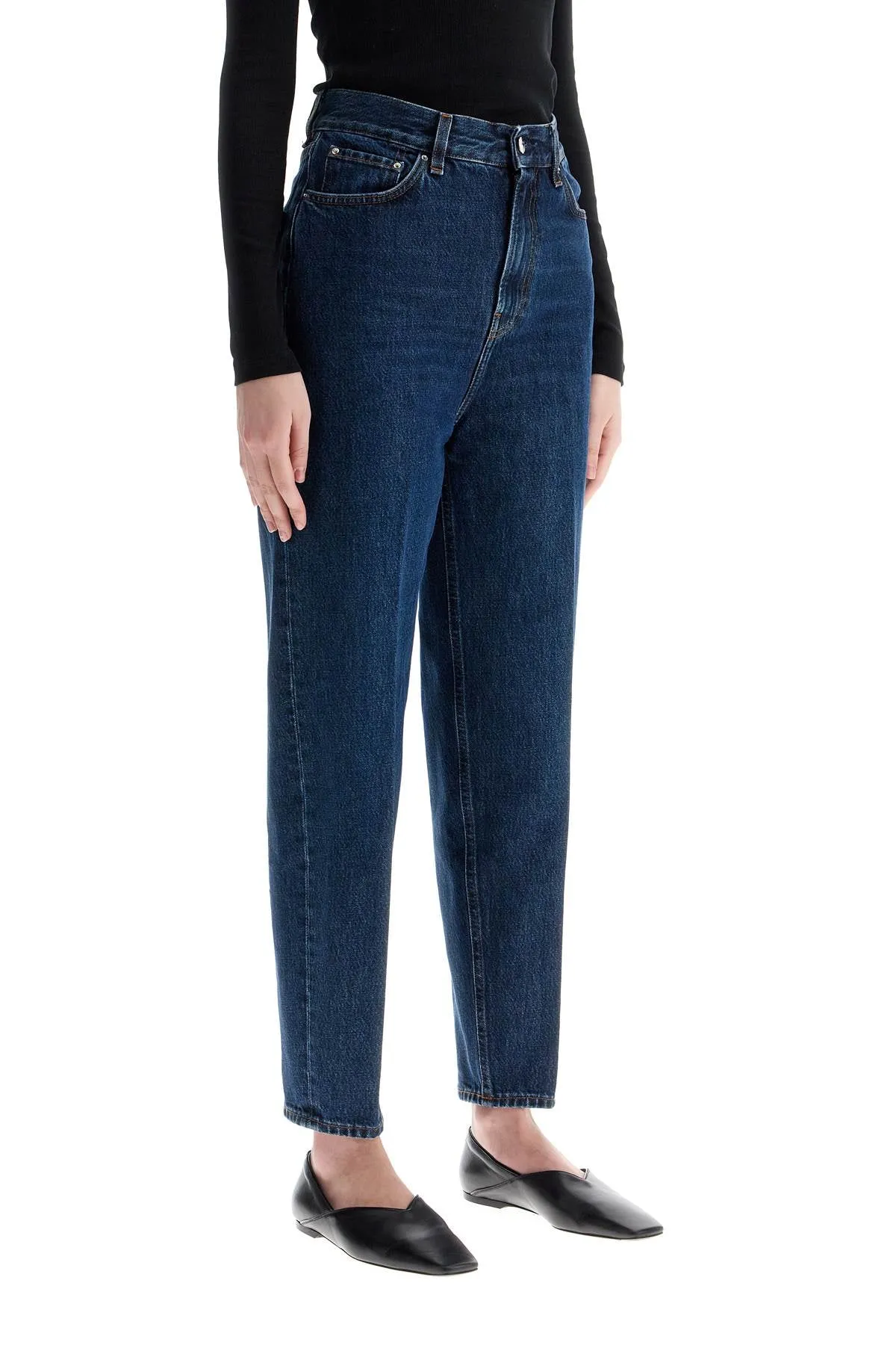 Toteme Women's  blue Organic Cotton Tape Jeans