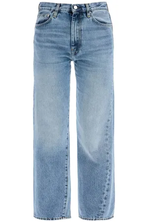 Toteme Women's Worn blue Organic Cotton Jeans With Twisted Seams