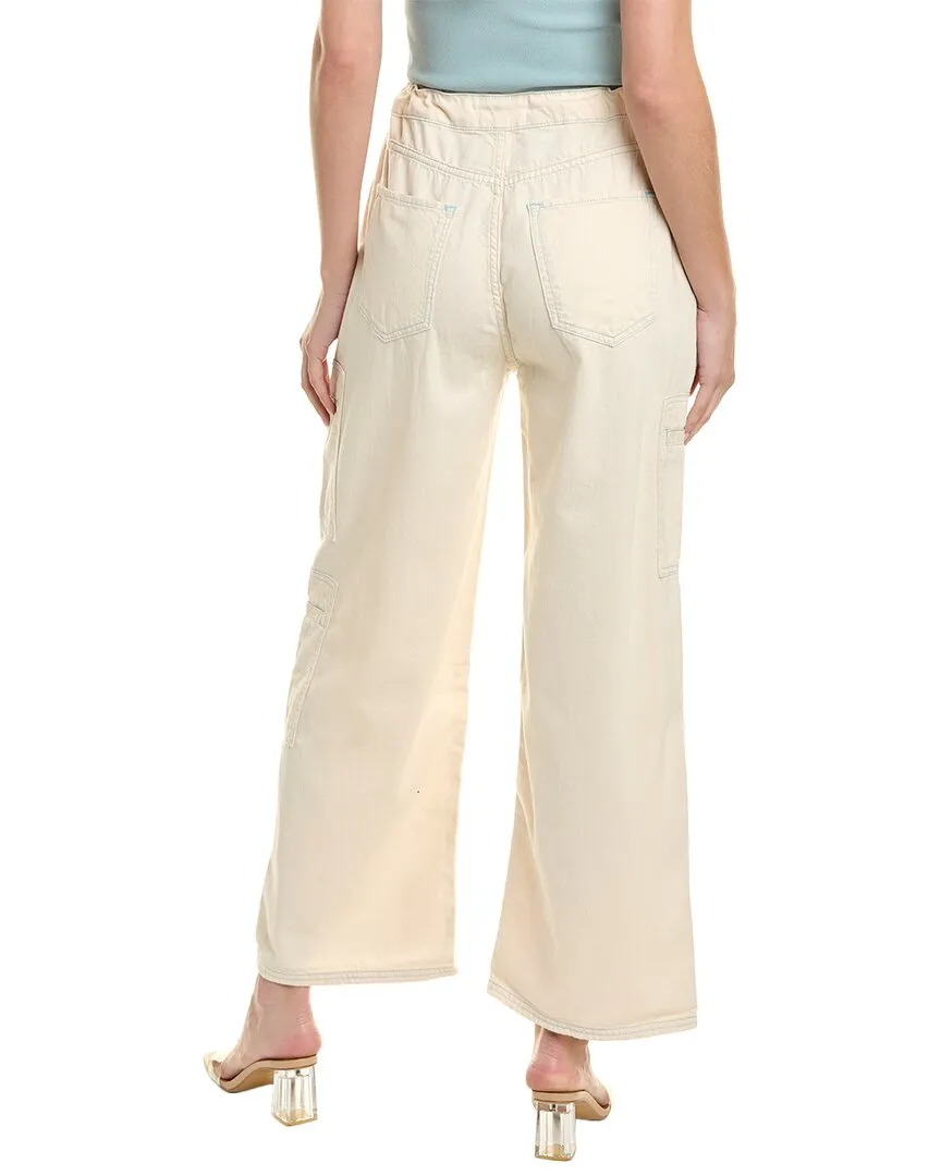 Triarchy Ms. Madge Drawstring White Cargo Jean