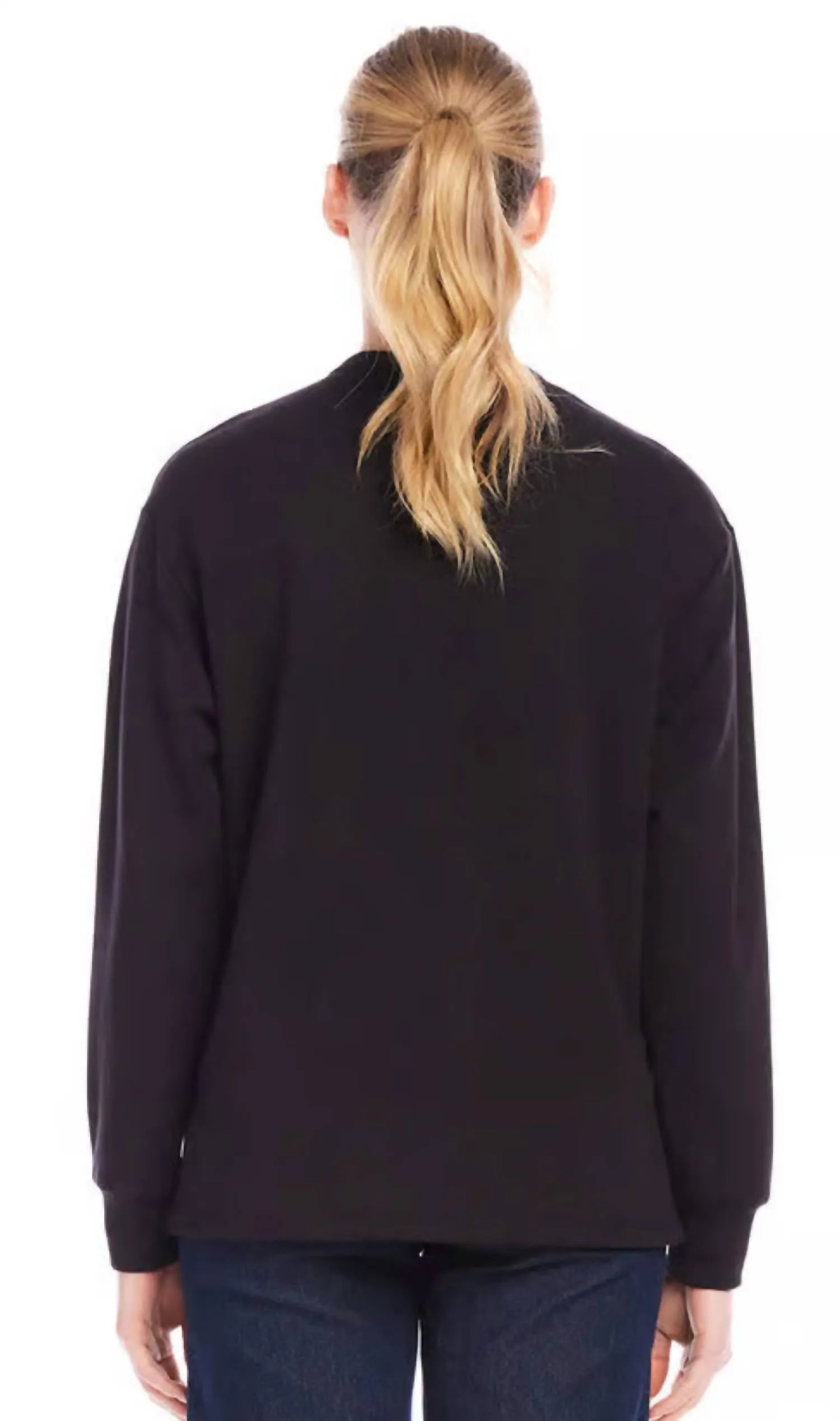 V-Neck Sweater In Black
