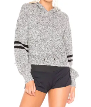 Varsity Sweater In Heather Grey