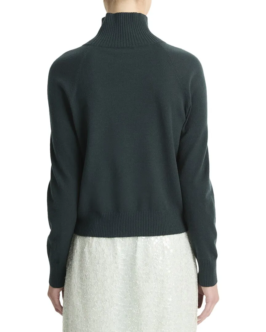 Vince Raglan Turtleneck Wool & Cashmere-Blend Sweater
