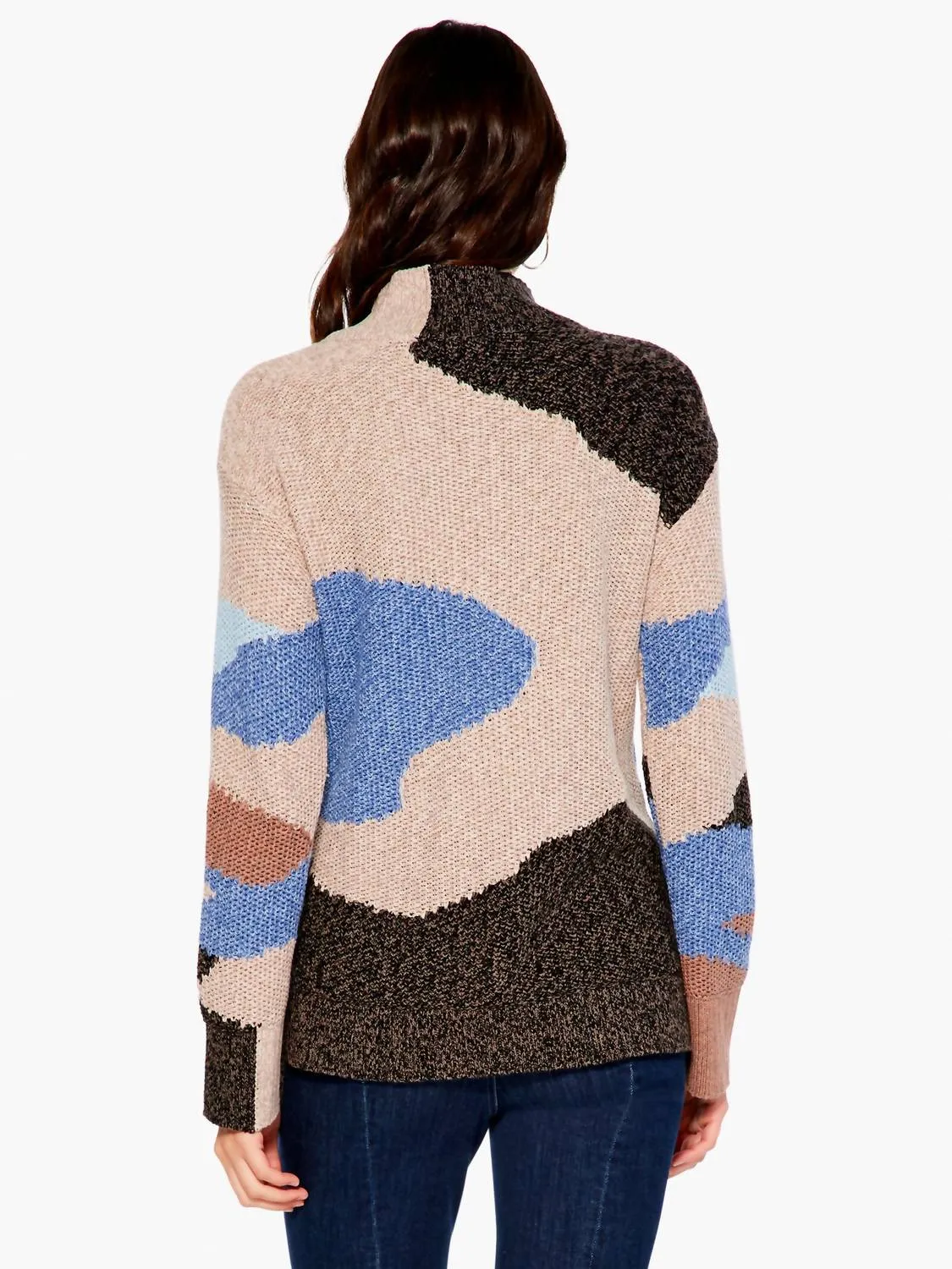 Winter Waves Sweater In Blue