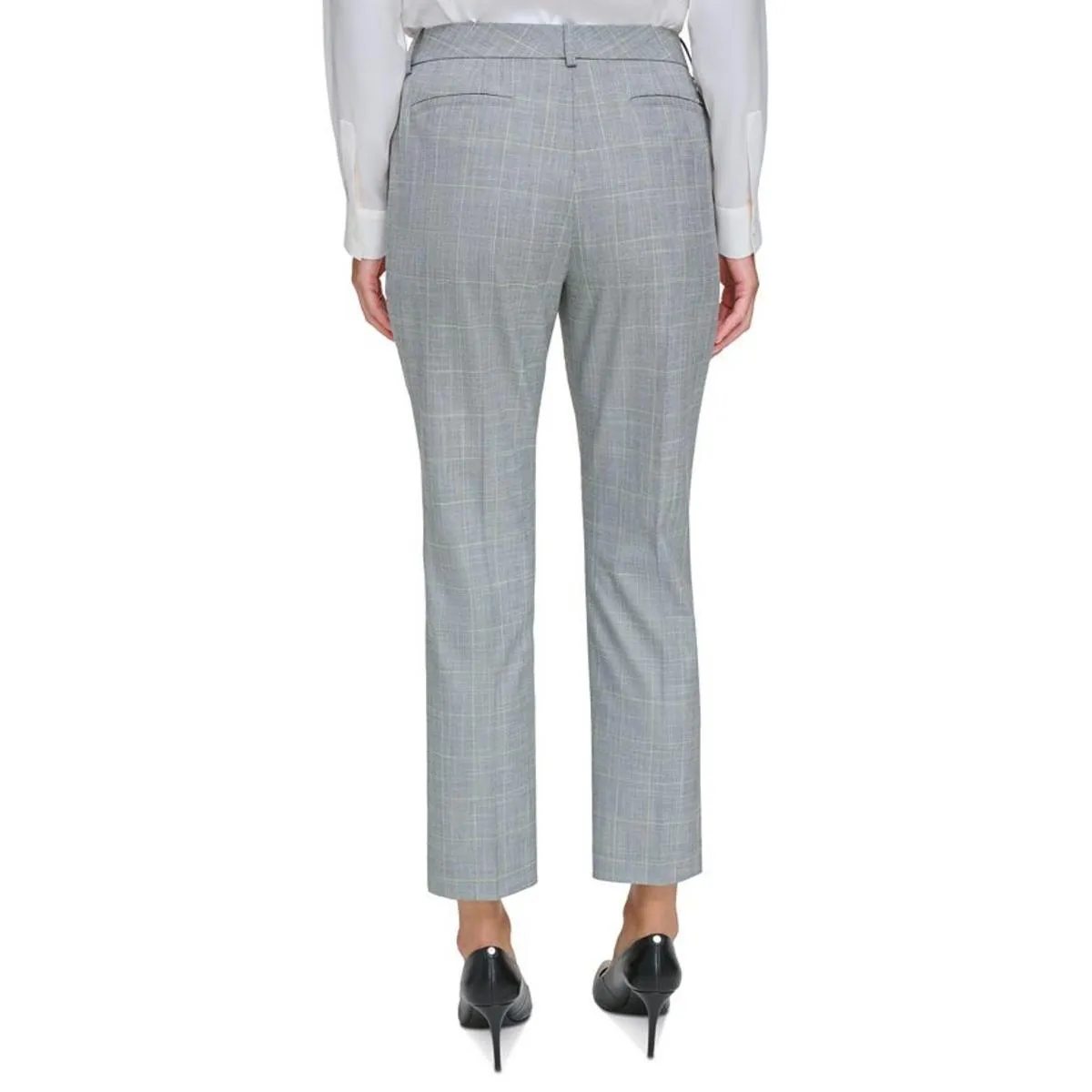 Womens Ankle Pants Mid Rise