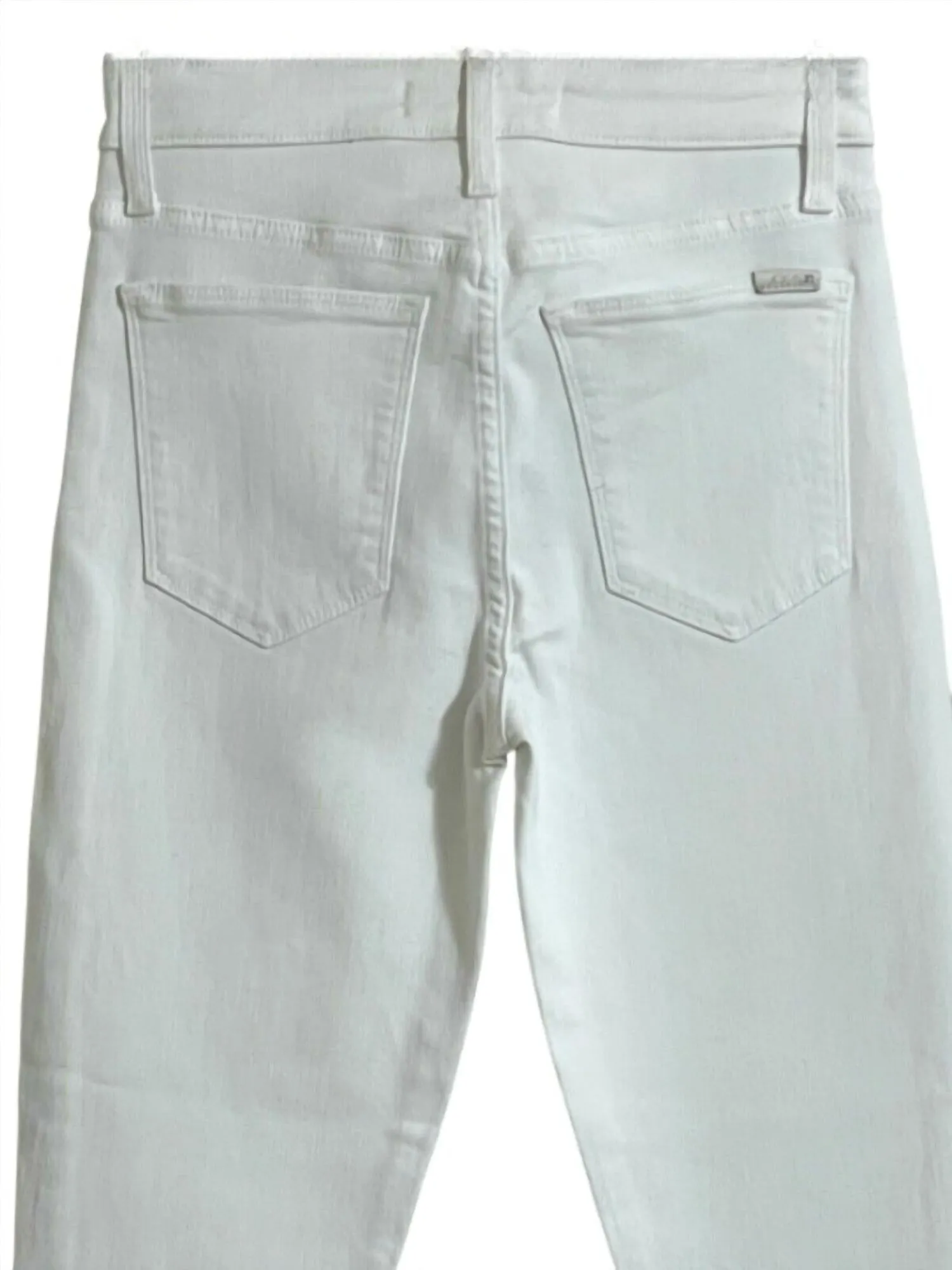 Women's Charlie High Rise Skinny Crop Jeans In White