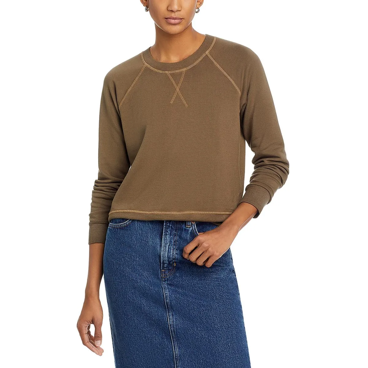 Womens Crewneck Comfy Pullover Sweater