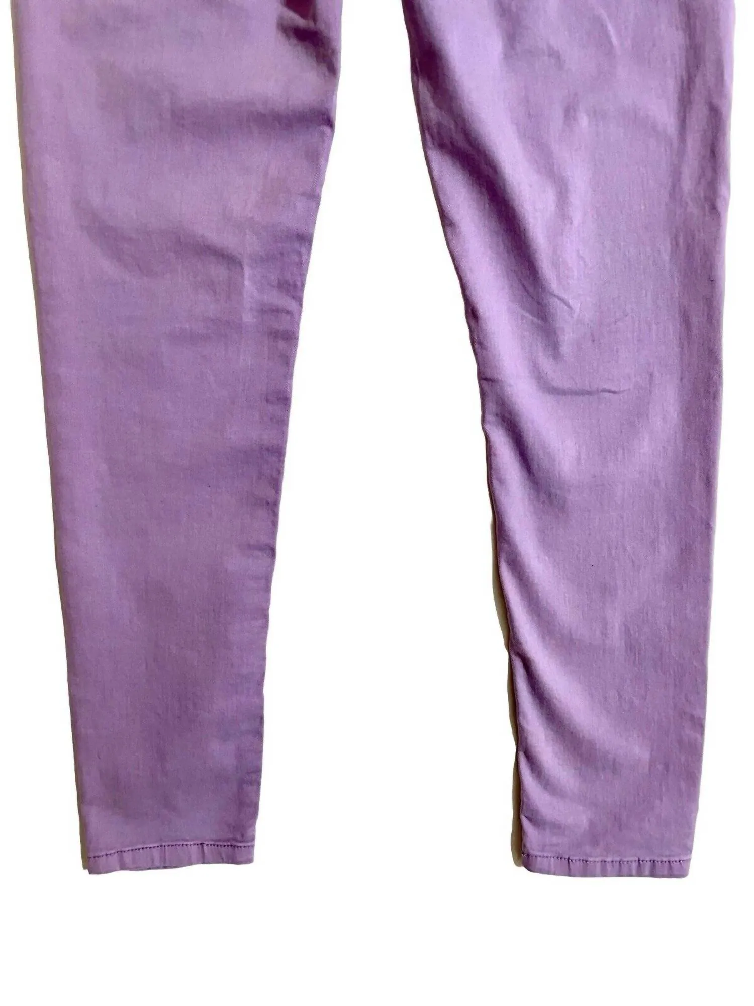 Women's Denim Effortless Ankle Mid Rise Skinny Jeans In Purple