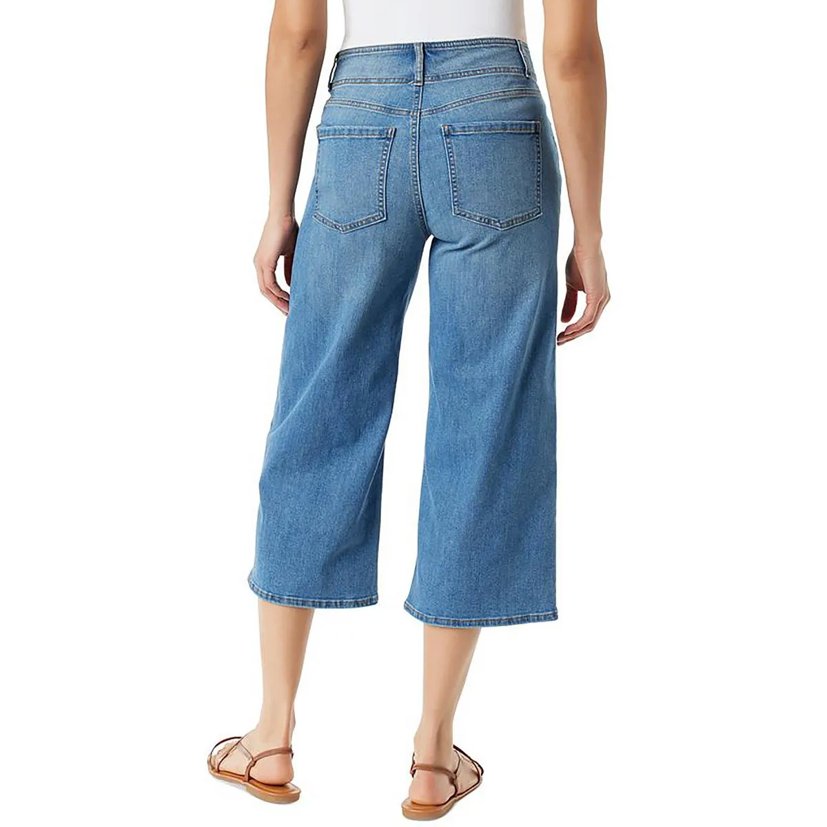Womens Denim Slimming Cropped Jeans