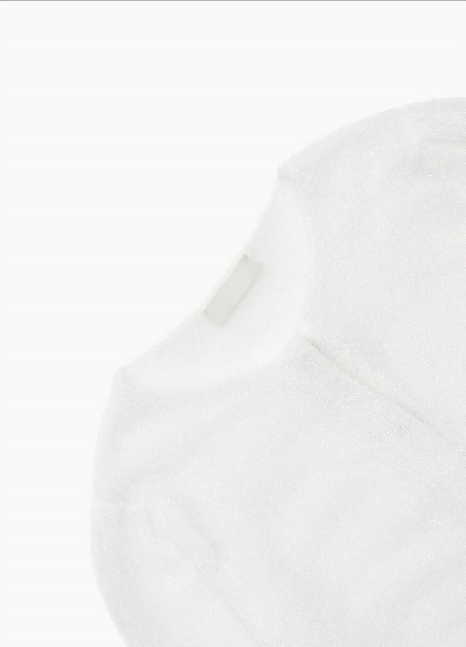 Women's Hairy Grandma Cardigan In White