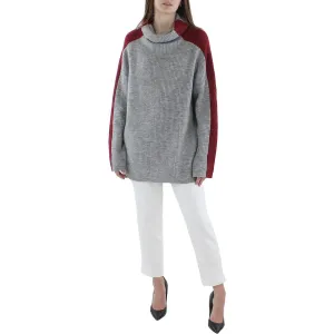 Womens Knit Oversize Turtleneck Sweater