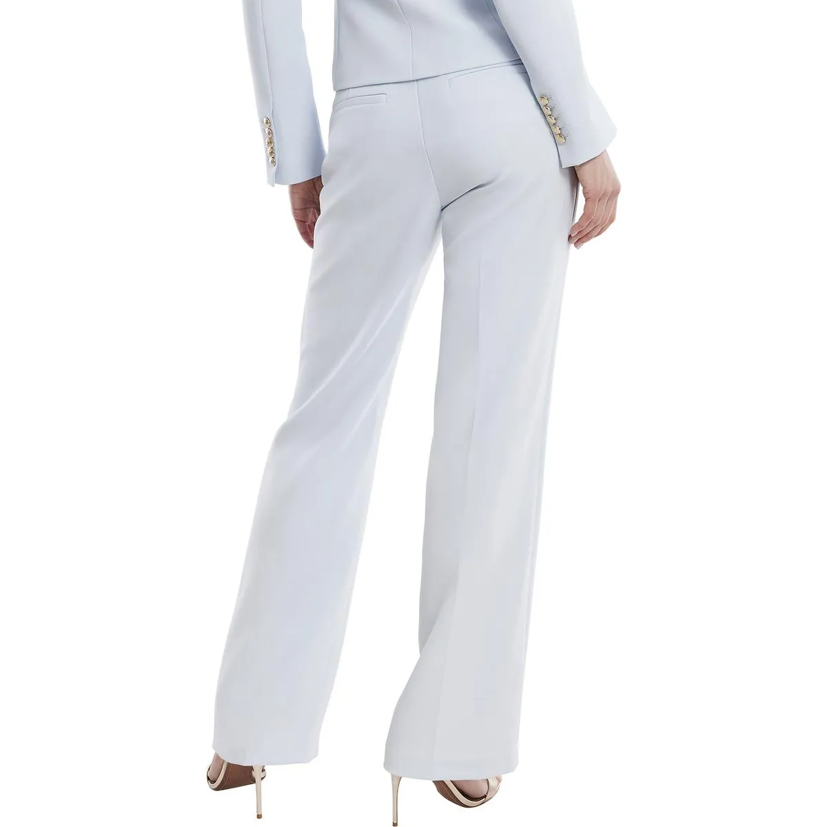 Womens Office Professional Wide Leg Pants