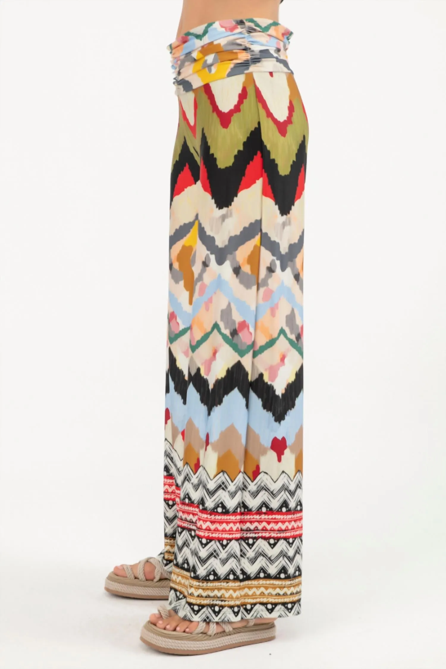 Women's Palazzo Pant In Reggae