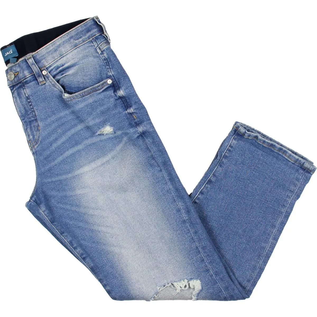 Womens Pockets Denim Capri Jeans