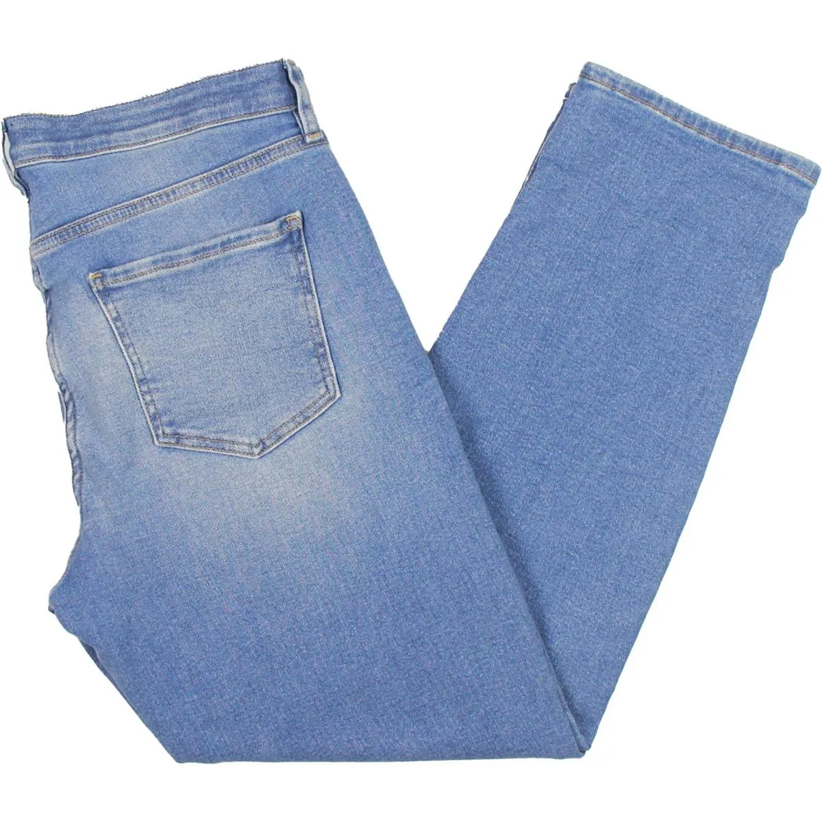 Womens Pockets Denim Capri Jeans