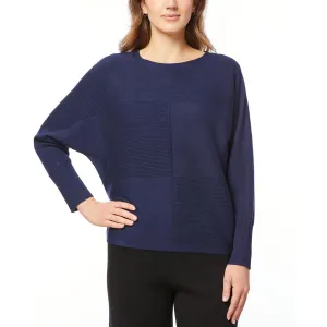 Womens Ribbed Viscose V-Neck Sweater