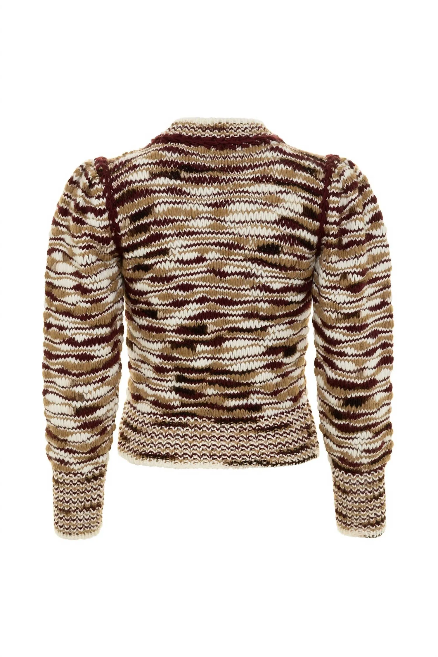Yasmine Cardigan In Brown Multi