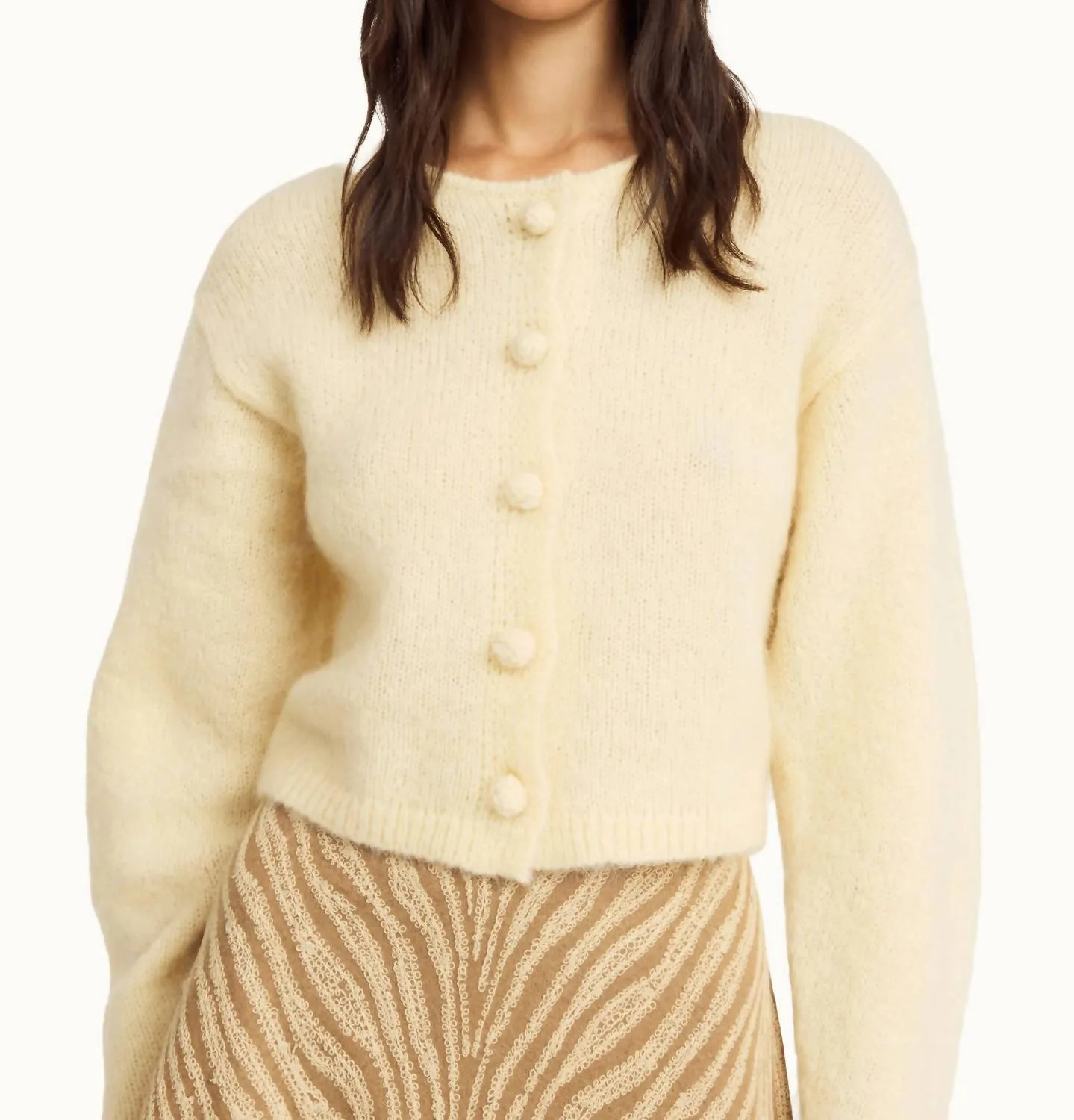 Zharea Cardigan In Sea Mist